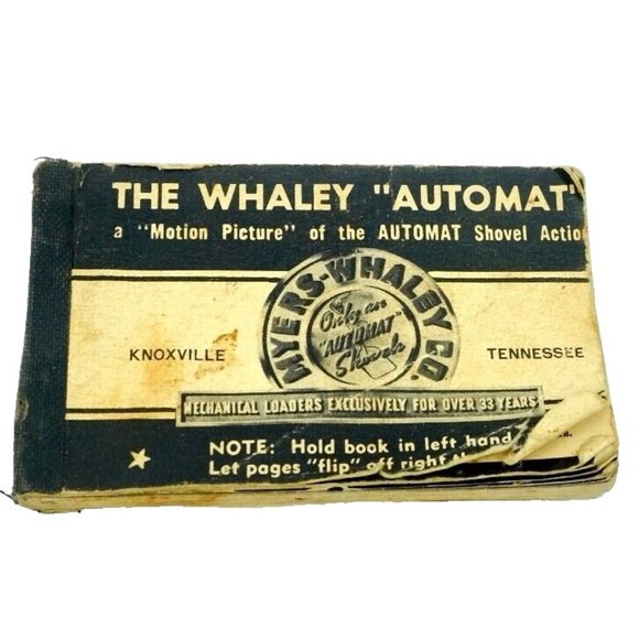 VINTAGE “The Whaley Automat” ADVERTISING BOOKLET~1940s COAL LOADING MACHINE - Picture 1 of 3